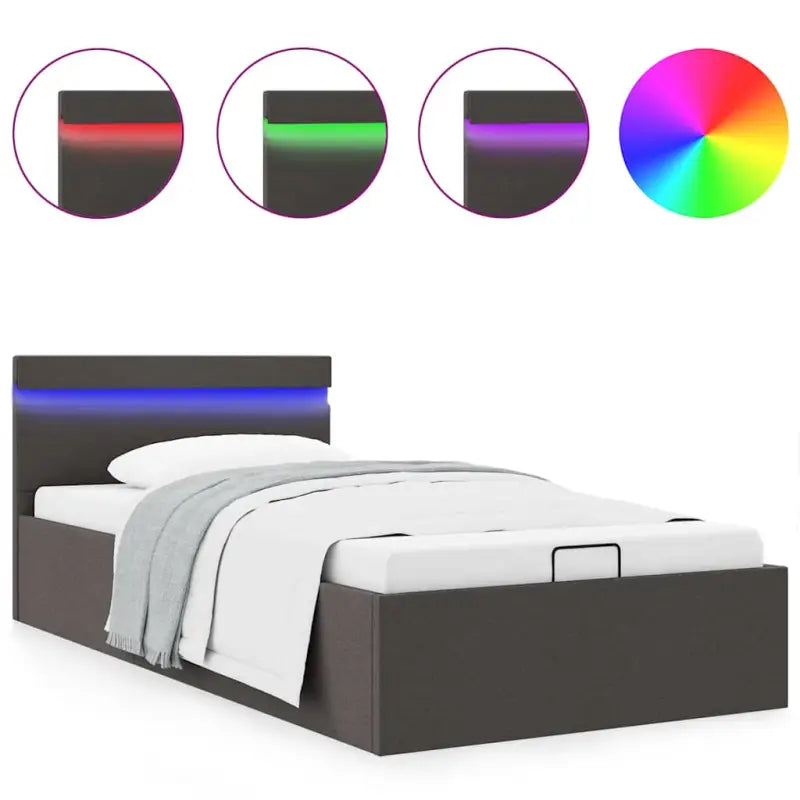 Modern hydraulisch bedframe met multiplex lattenbodem en robuuste bouw - Bedden & bedframes