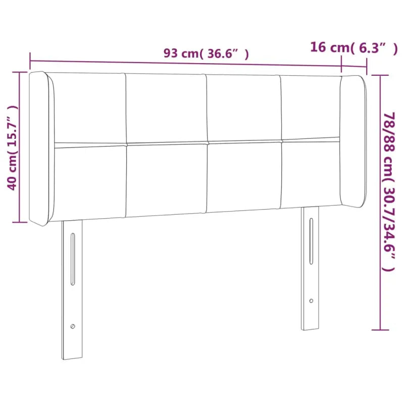 Modern LED Hoofdbord voor een stijlvol slaapkamerinterieur - Hoofdborden en voetborden