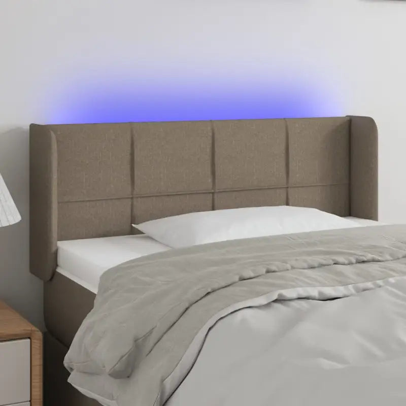 Modern LED Hoofdbord voor een stijlvol slaapkamerinterieur - Taupe / 83 x 16 x 78/88 cm / 1 - Hoofdborden en voetborden