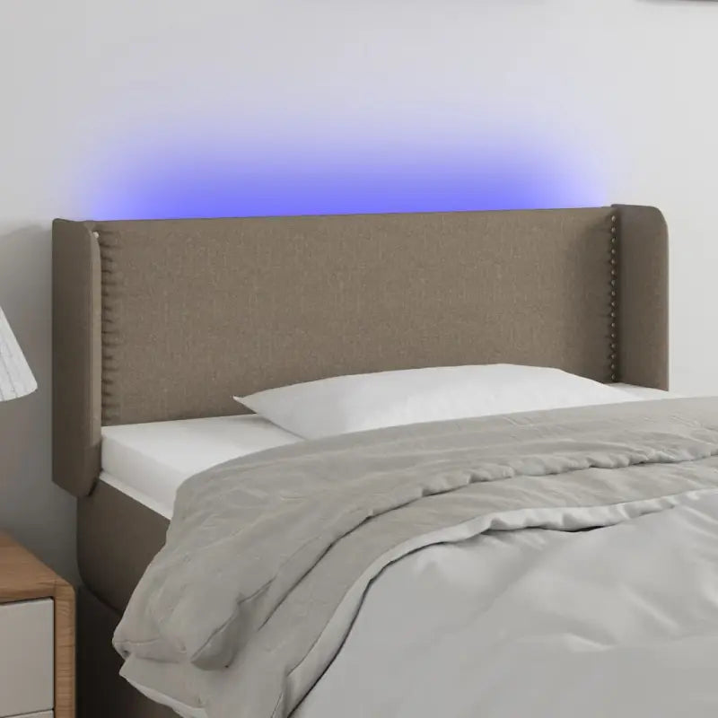 Modern LED Hoofdbord voor een stijlvolle slaapkamer uitstraling - Taupe / 83 x 16 x 78/88 cm / 1 - Hoofdborden