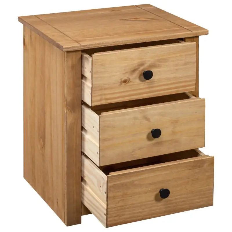 Modern massief grenenhout nachtkastje met opbergfunctie en droog doek - Nachtkastjes