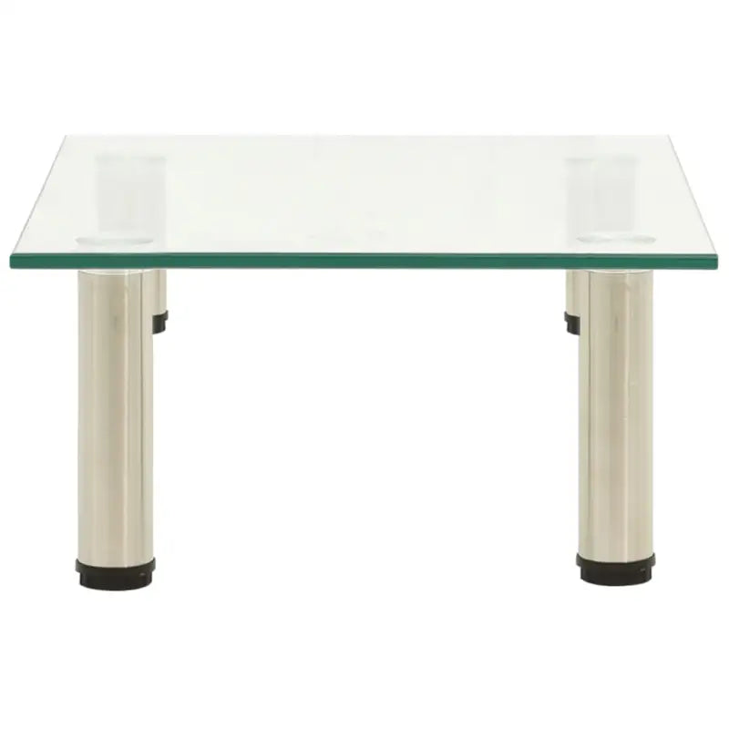 Modern tv-meubel met gehard glas en roestvrij staal voor een strakke uitstraling - Tv-meubels