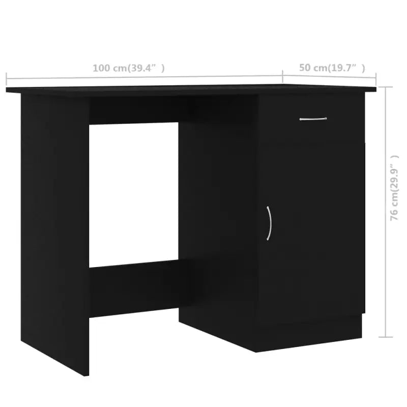 Moderne bureau van bewerkt hout voor studeer- en werkruimtes - Bureaus