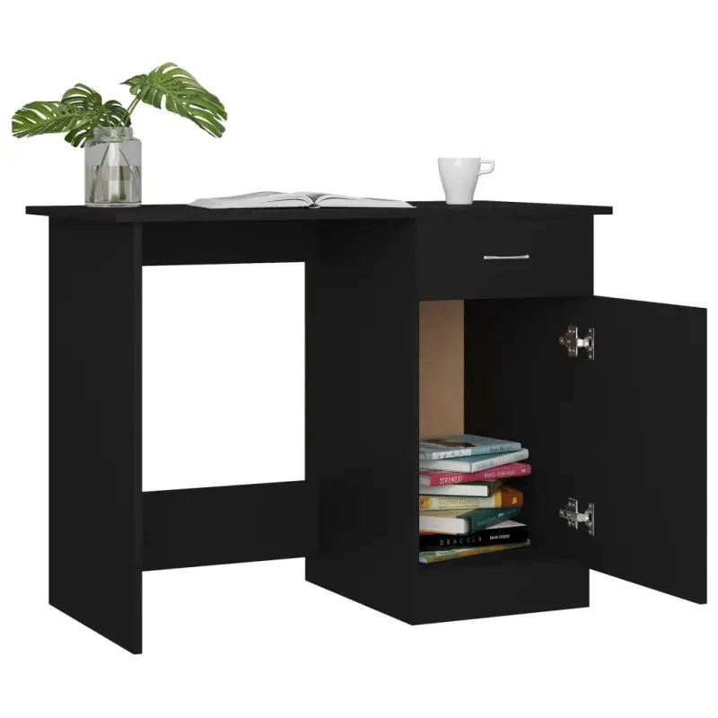 Moderne bureau van bewerkt hout voor studeer- en werkruimtes - Bureaus