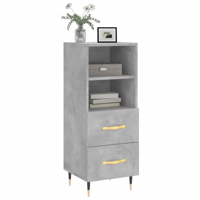 Moderne dressoir met bewerkt hout en metalen poten voor een tijdloze uitstraling - Dressoirs & buffetkasten