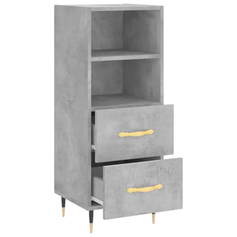 Moderne dressoir met bewerkt hout en metalen poten voor een tijdloze uitstraling - Dressoirs & buffetkasten