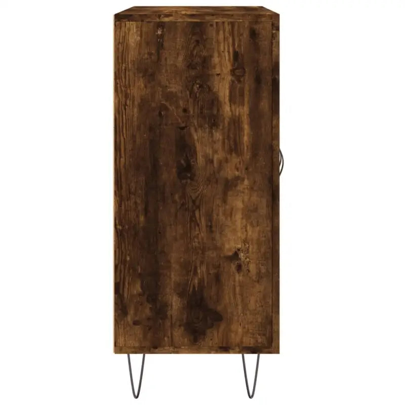 Moderne dressoir met bewerkt hout en metalen poten voor een tijdloze uitstraling - Dressoirs & buffetkasten