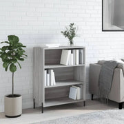 Moderne dressoir met grijs Sonoma eikenafwerking en metalen poten - Dressoirs & buffetkasten