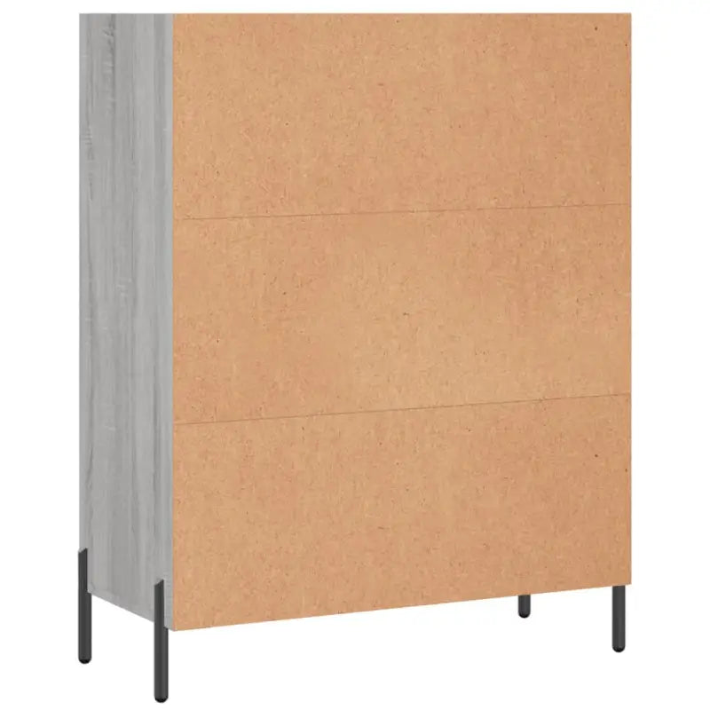 Moderne dressoir met grijs Sonoma eikenafwerking en metalen poten - Dressoirs & buffetkasten