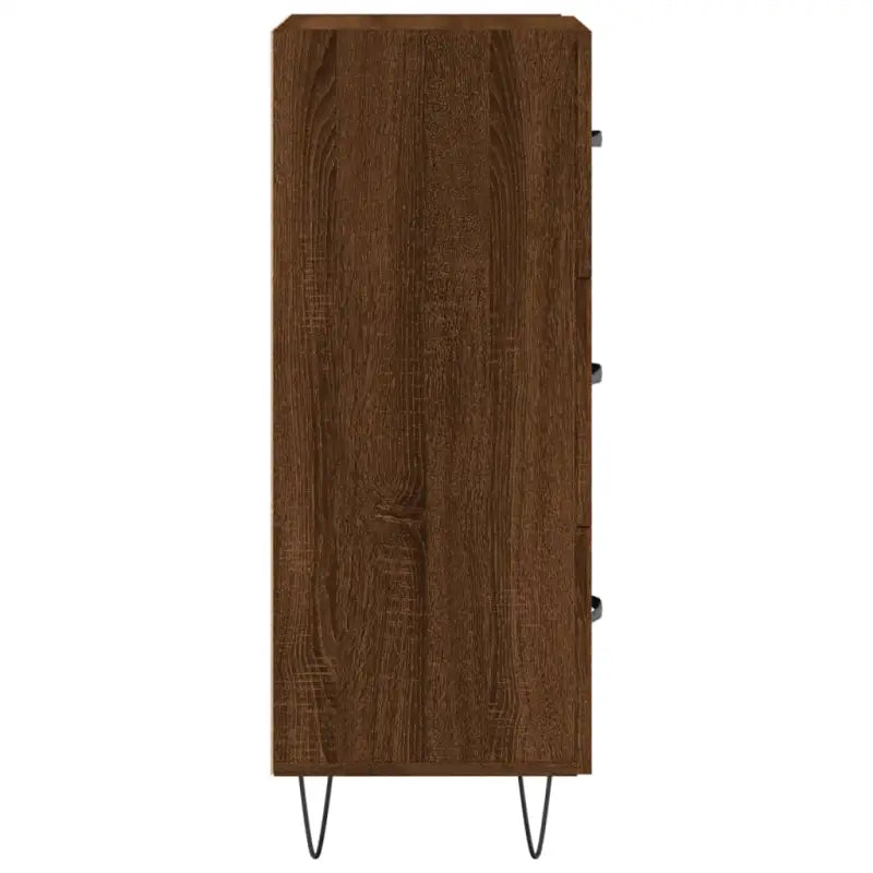 Moderne dressoir met metalen poten en bewerkt hout voor een tijdloze uitstraling - Dressoirs & buffetkasten