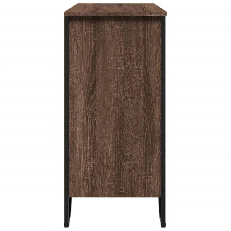 Moderne dressoir met metalen poten en bewerkt hout voor een tijdloze uitstraling - Dressoirs & buffetkasten