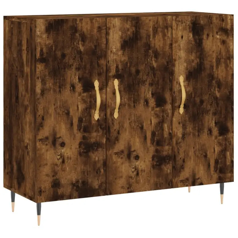 Moderne dressoir met metalen poten en bewerkt hout voor je huis - Dressoirs & buffetkasten