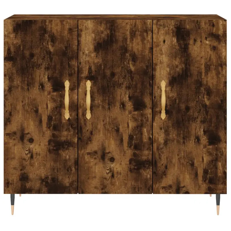 Moderne dressoir met metalen poten en bewerkt hout voor je huis - Dressoirs & buffetkasten