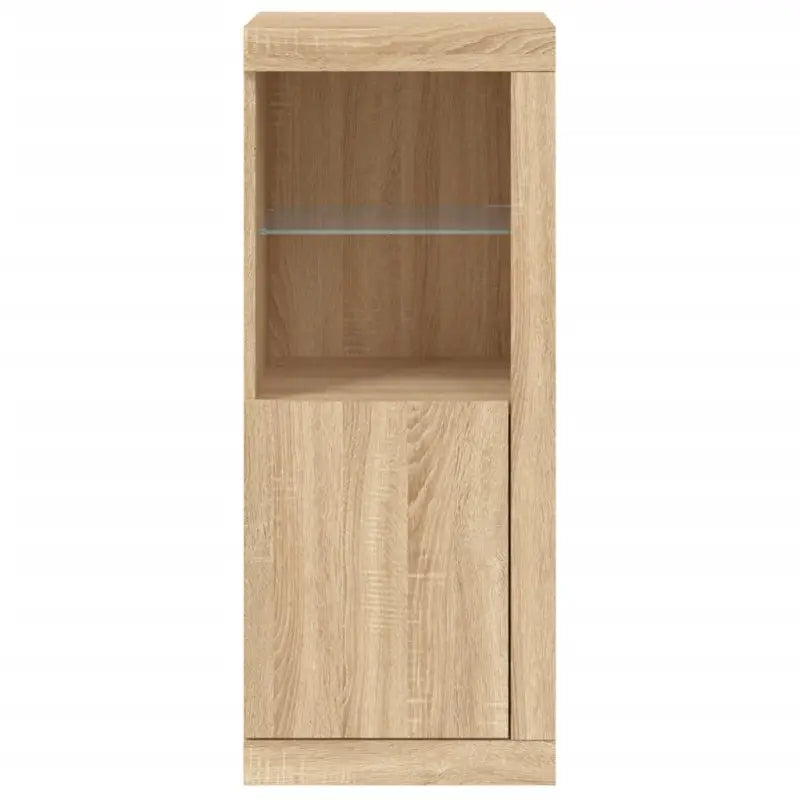 Moderne dressoir met rgb led-verlichting en duurzaam bewerkt hout - Dressoirs & buffetkasten