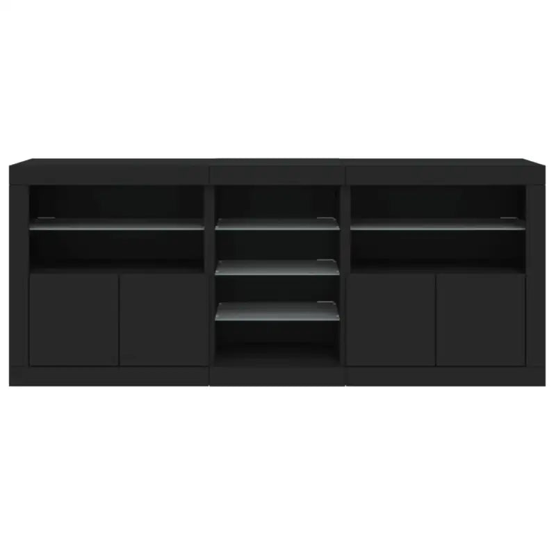Moderne dressoir met RGB LED-verlichting en duurzaam bewerkt hout - Dressoirs & buffetkasten