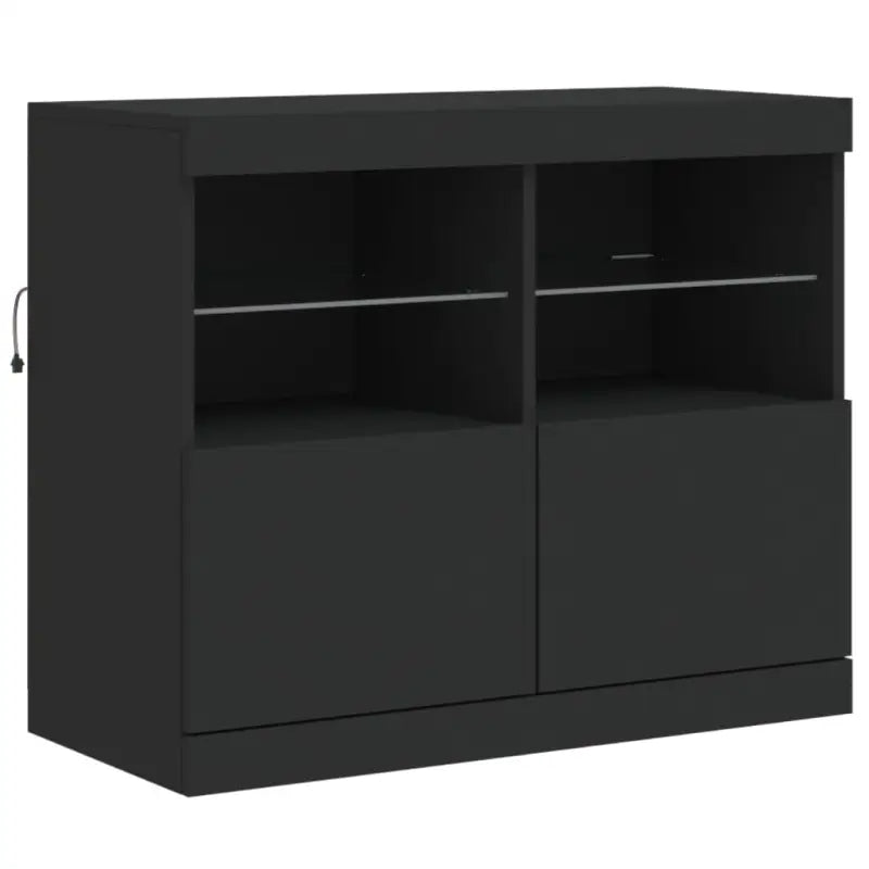 Moderne dressoir met rgb led-verlichting en hoogwaardig bewerkt hout - Dressoirs & buffetkasten