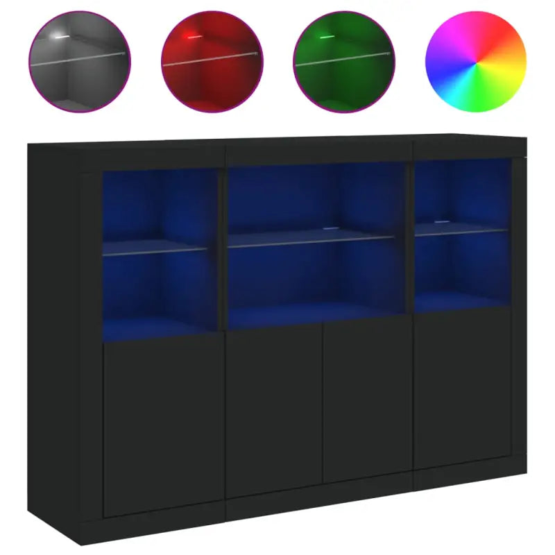 Moderne dressoirs van bewerkt hout met LED-verlichting en duurzame kwaliteit - Dressoirs & buffetkasten