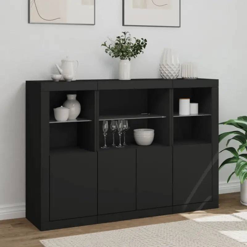 Moderne dressoirs van bewerkt hout met LED-verlichting en duurzame kwaliteit - Dressoirs & buffetkasten