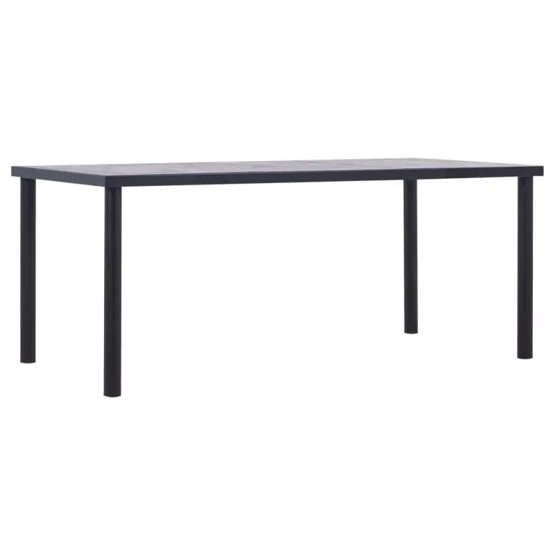 Moderne eettafel met houten nerf voor binnen en buitengebruik - 180 x 90 x 75 cm / 1 - Eettafels