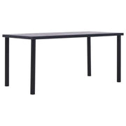 Moderne eettafel met houten nerf voor binnen en buitengebruik - Eettafels
