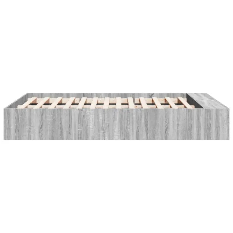 Moderne Grijs Sonoma Bedframe van Bewerkt Hout voor de Slaapkamer - Bedden & bedframes