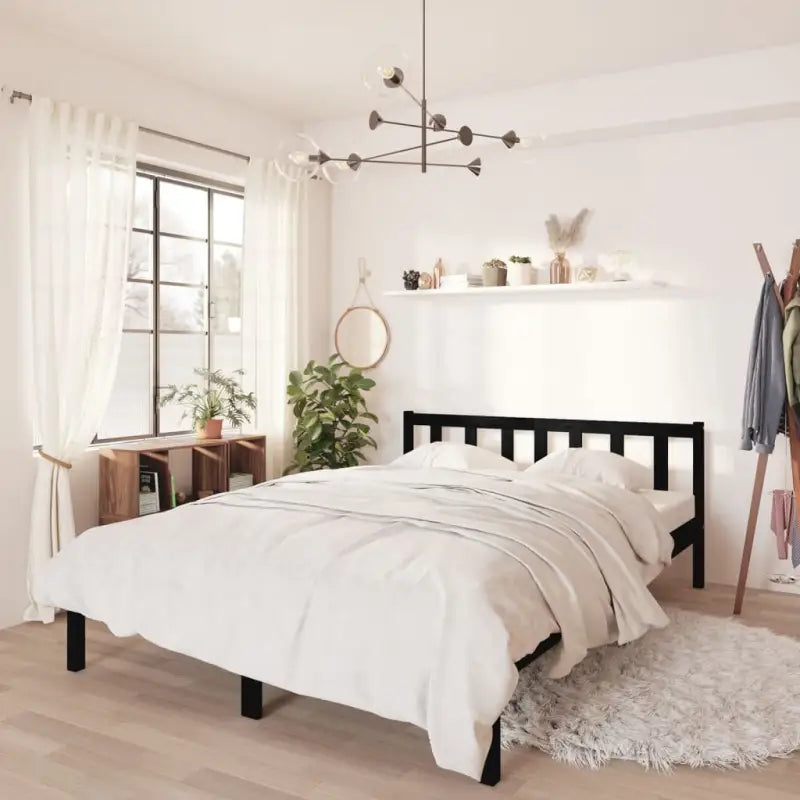 Moderne houten bedframe van massief grenenhout voor stijlvolle slaapkamers - Bedden & bedframes