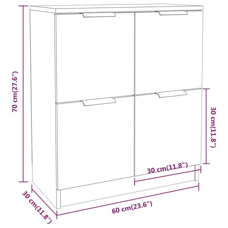 Moderne houten dressoirs met bewerkt hout en stevig blad - Dressoirs & buffetkasten