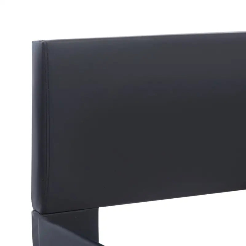 Moderne kunstleren bedframe met gepoedercoat stalen frame voor een elegante slaapkamer - Bedden & bedframes