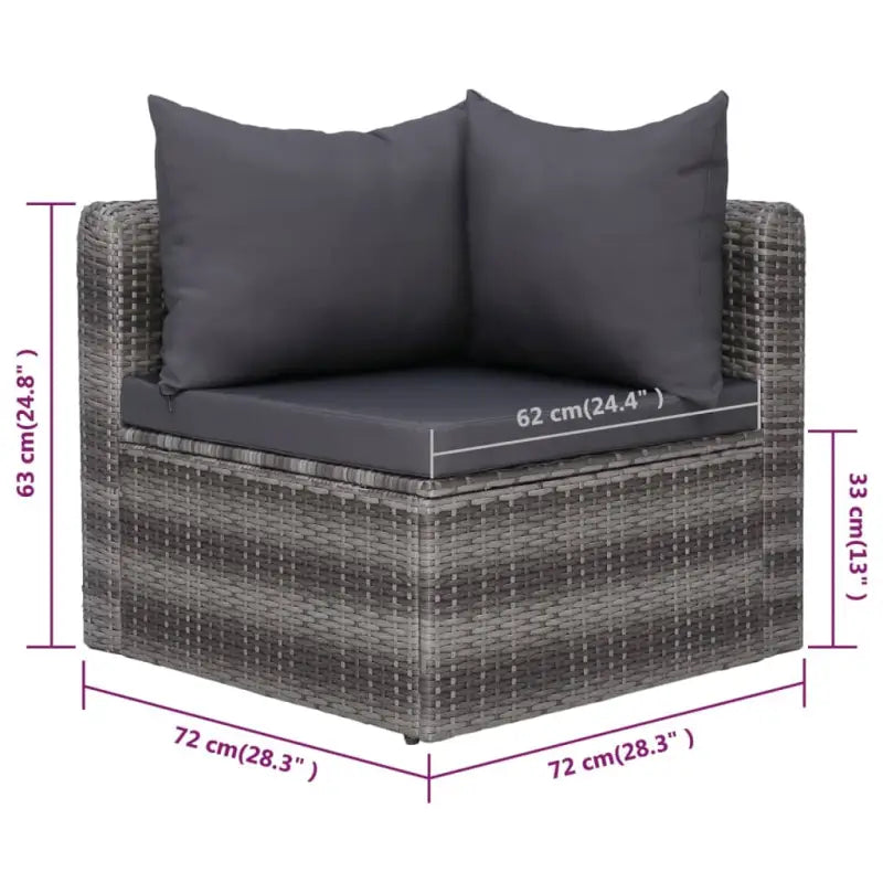 Moderne loungeset biedt royale zithoek en waterbestendige buitencomfort - Tuinsets