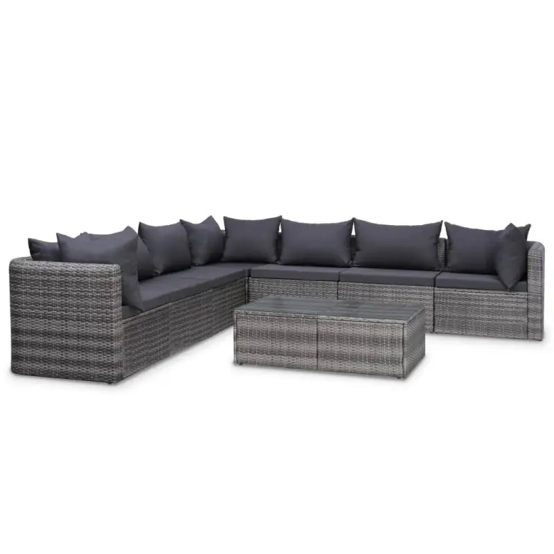 Moderne loungeset biedt royale zithoek en waterbestendige buitencomfort - Tuinsets