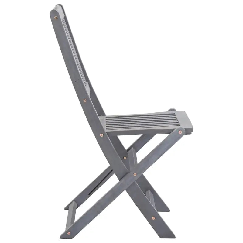 Moderne massief acaciahout tuinstoelen met kussens voor buiten eten - Tuinstoelen