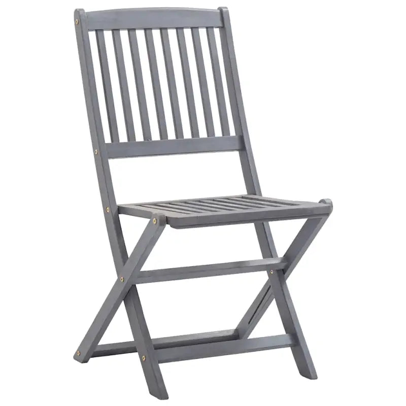 Moderne massief acaciahout tuinstoelen met kussens voor buiten eten - Tuinstoelen