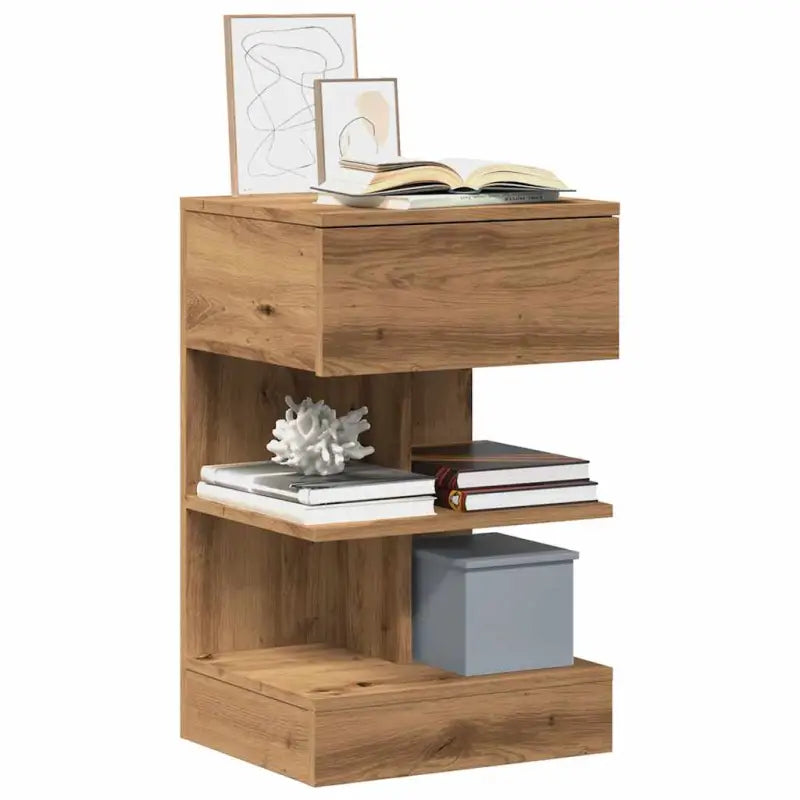 Moderne Nachtkastjes met Duurzame Constructie - artisanaal eikenkleurig / 2 - Nachtkastjes