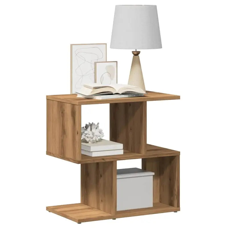 Moderne nachtkastjes van bewerkt hout gemakkelijk schoon te maken - artisanaal eikenkleurig / 2 - Nachtkastjes