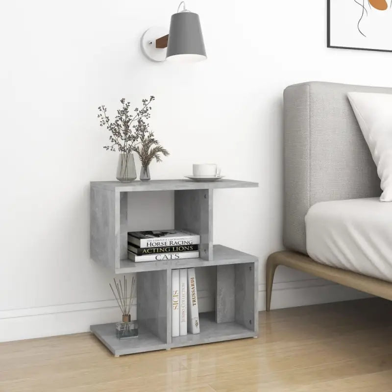 Moderne nachtkastjes van bewerkt hout gemakkelijk schoon te maken - Betongrijs / 2 - Nachtkastjes