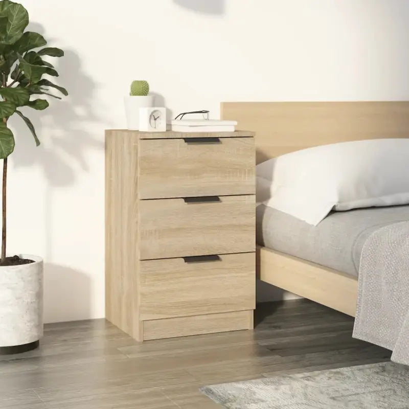 Moderne nachtkastjes voor extra charme en praktisch gebruik - Sonoma eiken / 1 - Nachtkastjes
