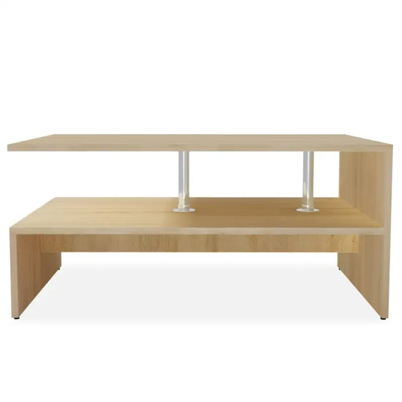 Moderne salontafel van bewerkt hout met PVC-randen - Salontafels