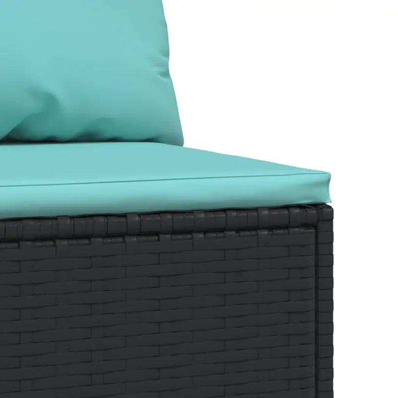 Moderne tuinbank van poly rattan voor dineren en ontspannen - Loungebanken