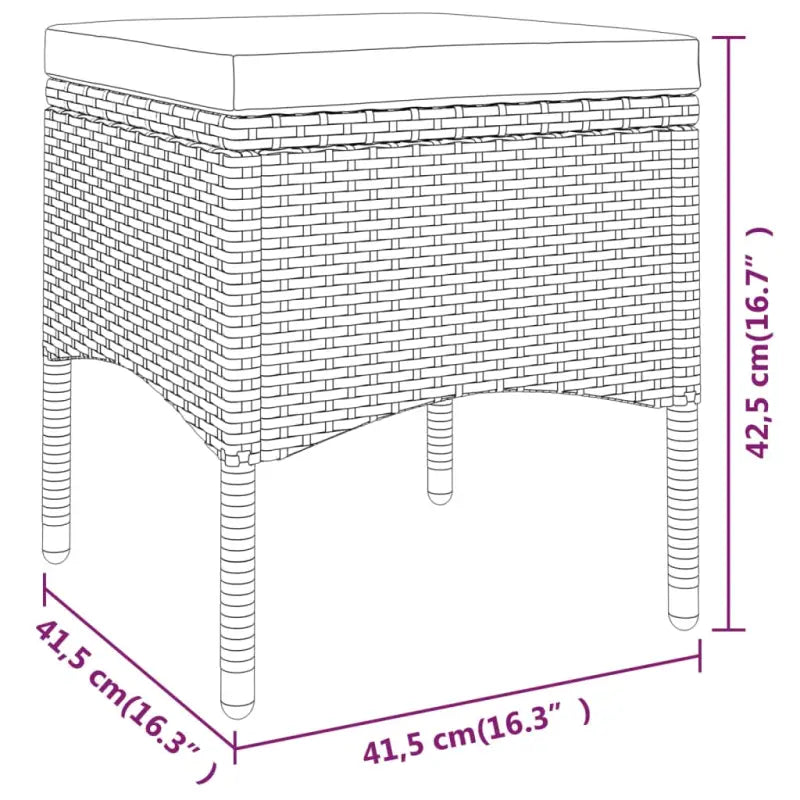 Moderne tuinset met poly rattan en gehard glas voor elke buitenruimte - Tuinsets
