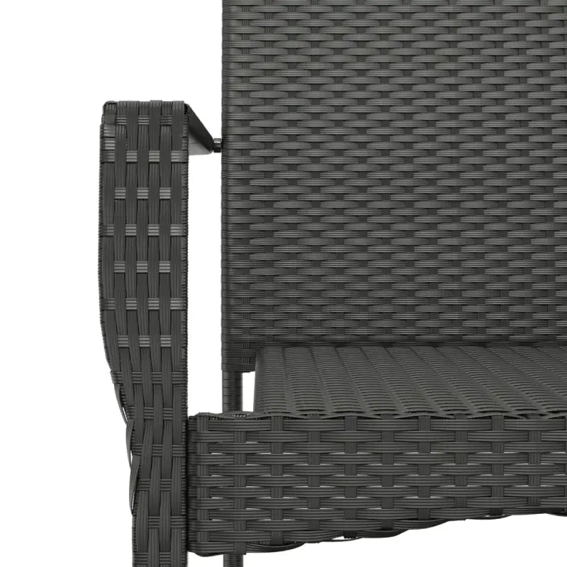 Moderne tuinset met poly rattan en gepoedercoat staal eenvoudig schoon - Tuinsets