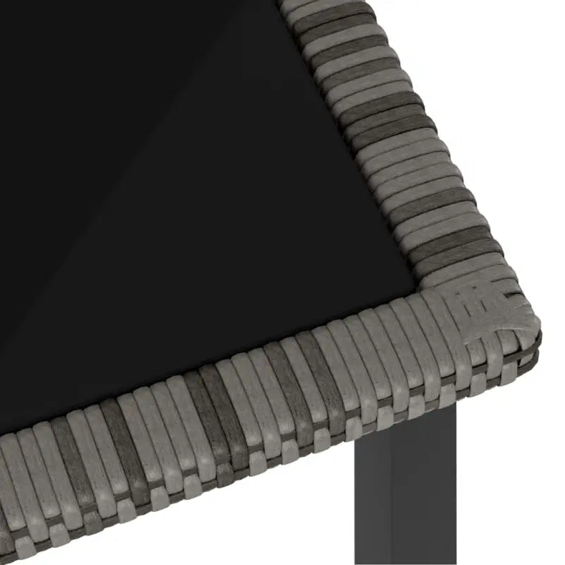 Moderne tuinset met poly rattan en gepoedercoat staal - Tuinsets