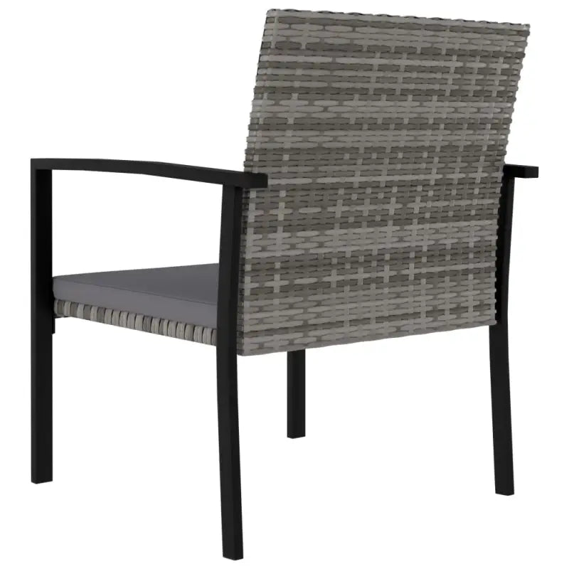 Moderne tuinset met poly rattan en gepoedercoat staal - Tuinsets