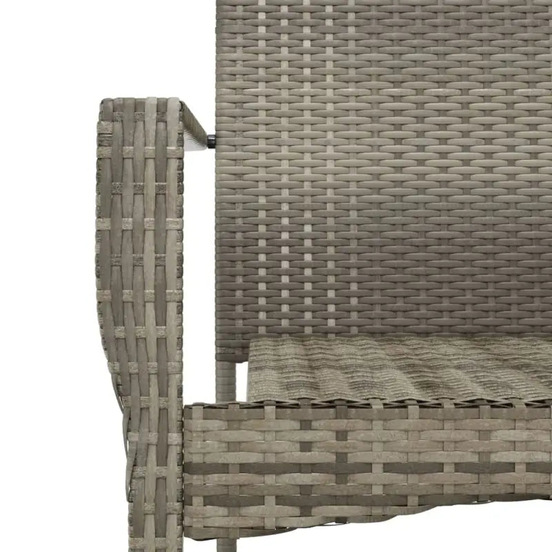 Moderne tuinset van poly rattan met gehard glas en eenvoudig schoonmaken - Tuinsets