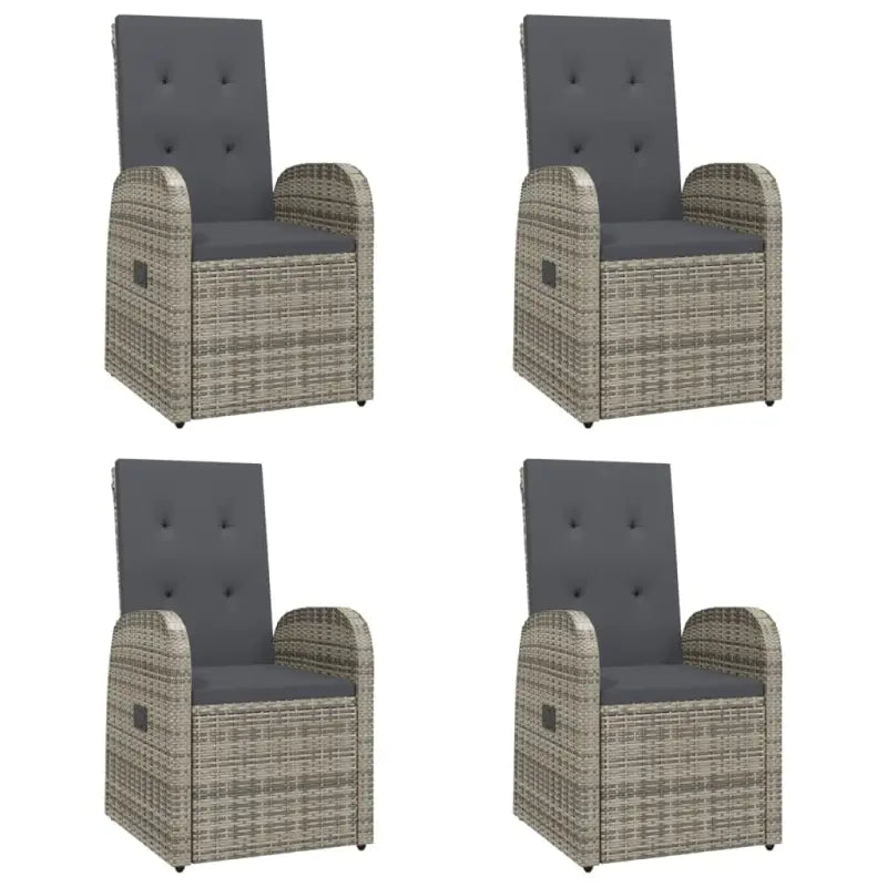 Moderne tuinset van poly rattan voor dining en ontspanning - Tuinsets