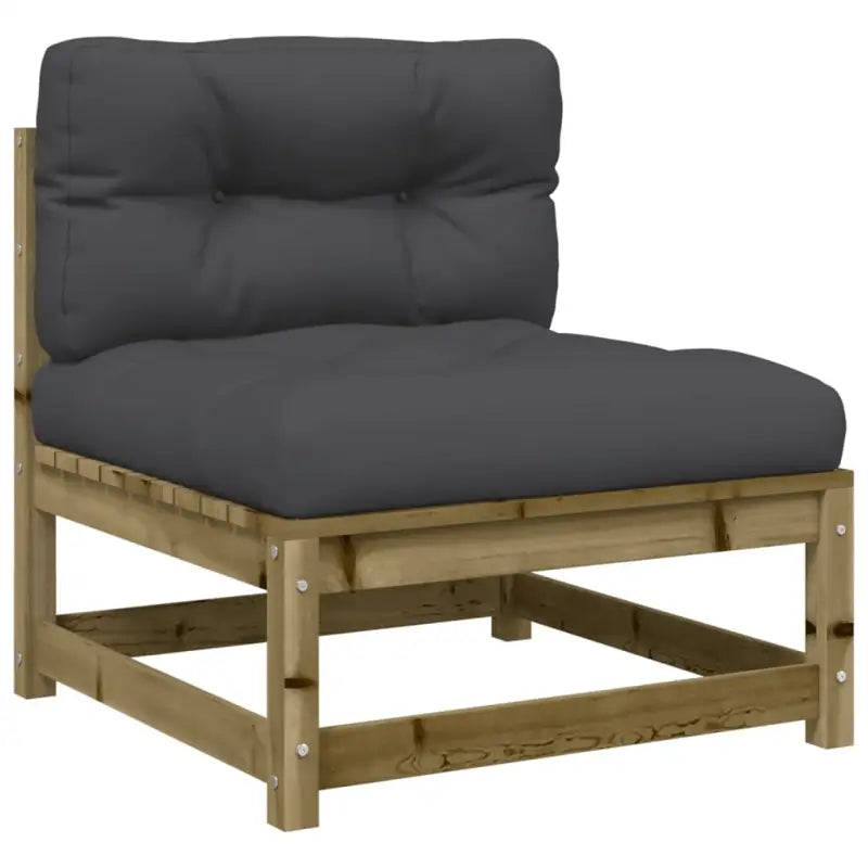 Modulair loungeset met comfortabele zitervaring en hoogte rugleuning - Tuinsets