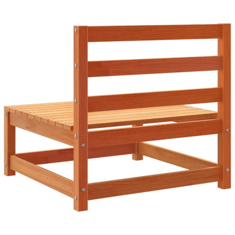 Modulair loungeset van massief grenenhout voor buiten ontspanning - Tuinsets