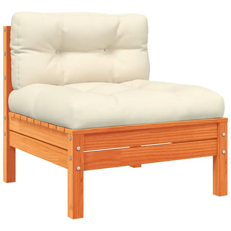 Modulair loungeset van massief grenenhout voor een comfortabele zitervaring - Tuinsets