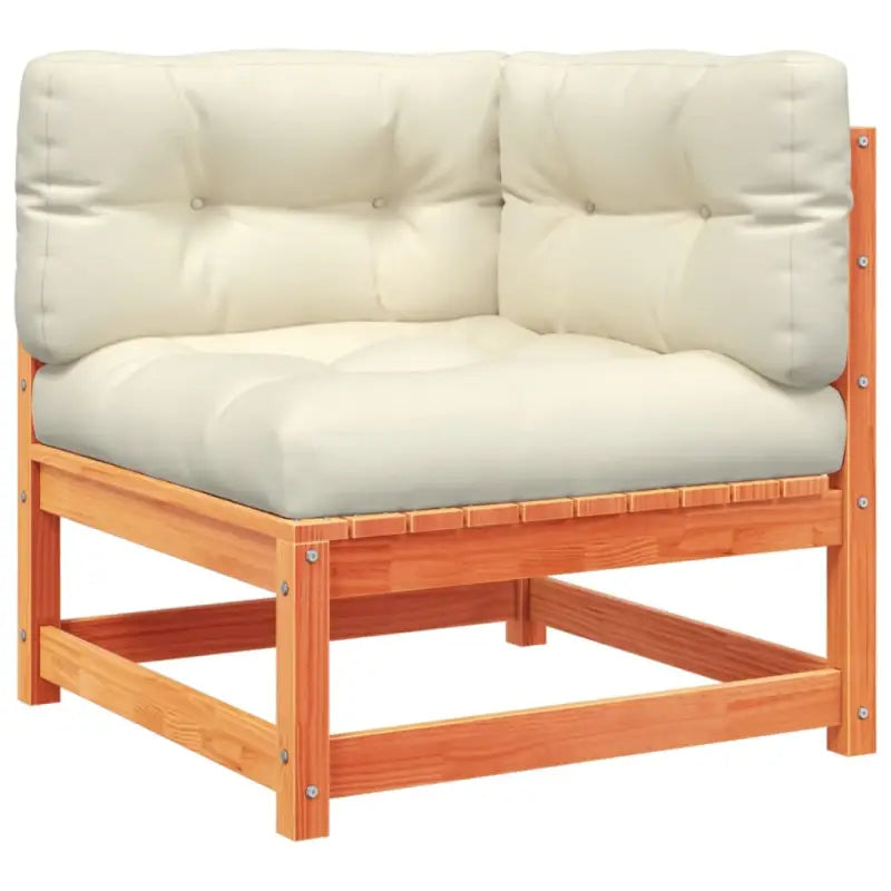 Modulair loungeset van massief grenenhout voor een comfortabele zitervaring - Tuinsets