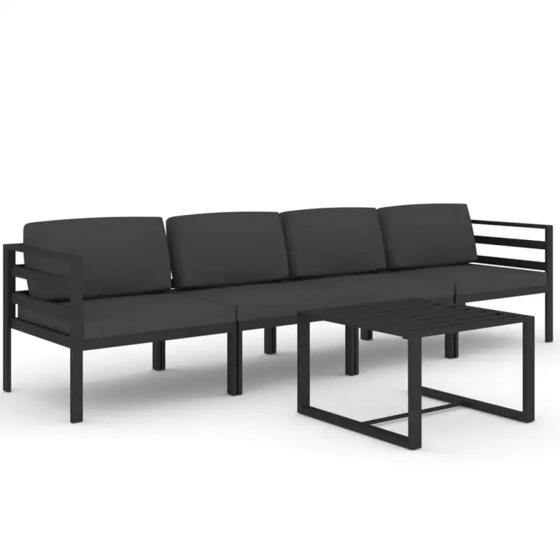 Modulair ontwerp loungeset voor stijl en comfort in de tuin - Tuinsets