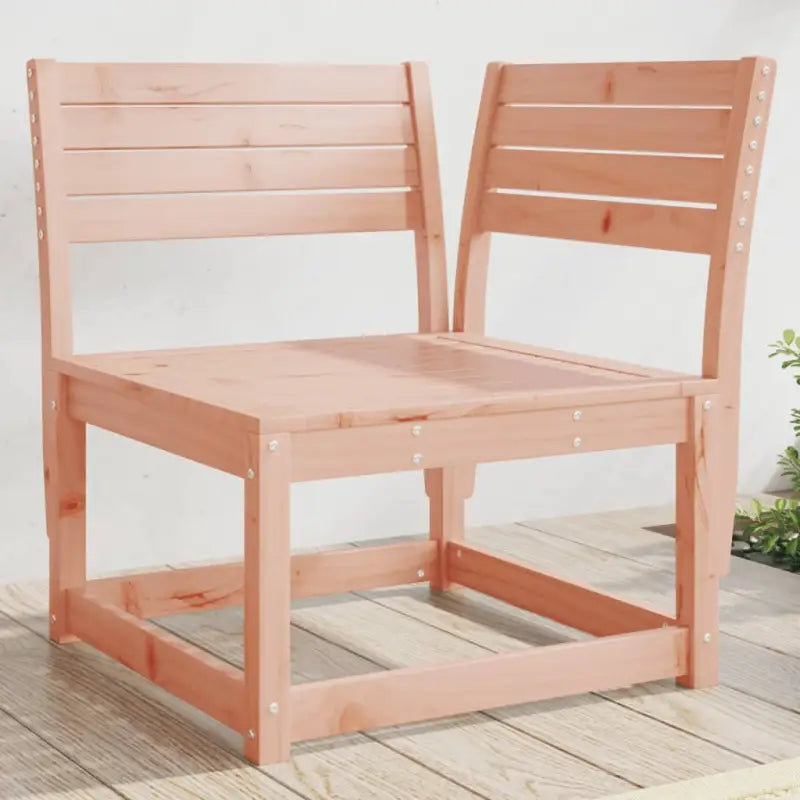 Modulair tuinbank van geïmpregneerd grenenhout met comfortabele kussens - Natuurlijk douglashout / zonder kussens / 1